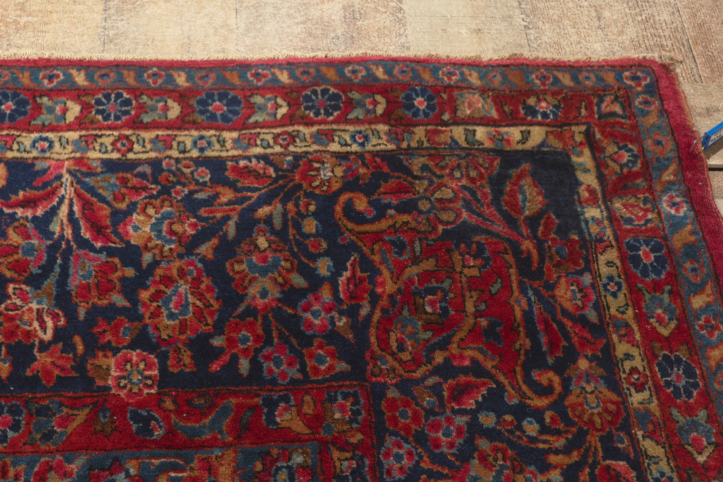 10 x 15 Antique Persian Kashan Rug 74971