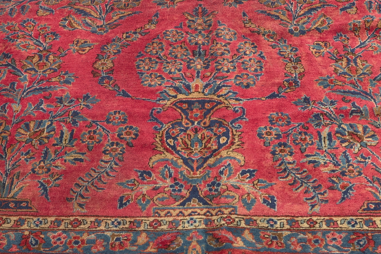 10 x 15 Antique Persian Kashan Rug 74971