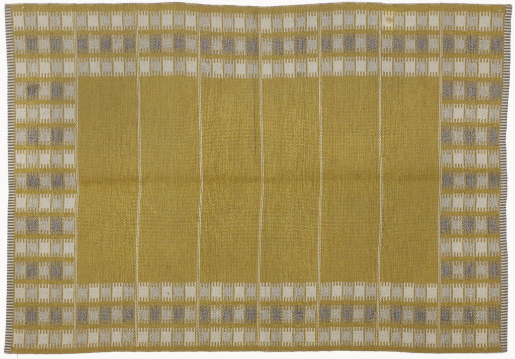 5 x 7 Vintage Swedish Kilim Rug 74984