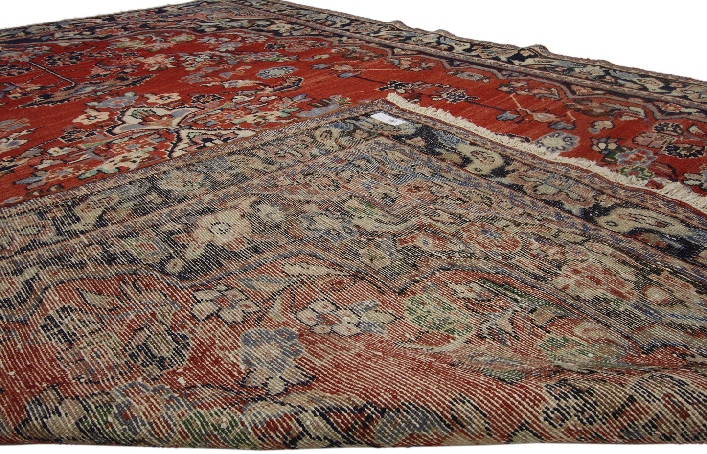 11 x 18 Vintage Tabriz Rug 74985