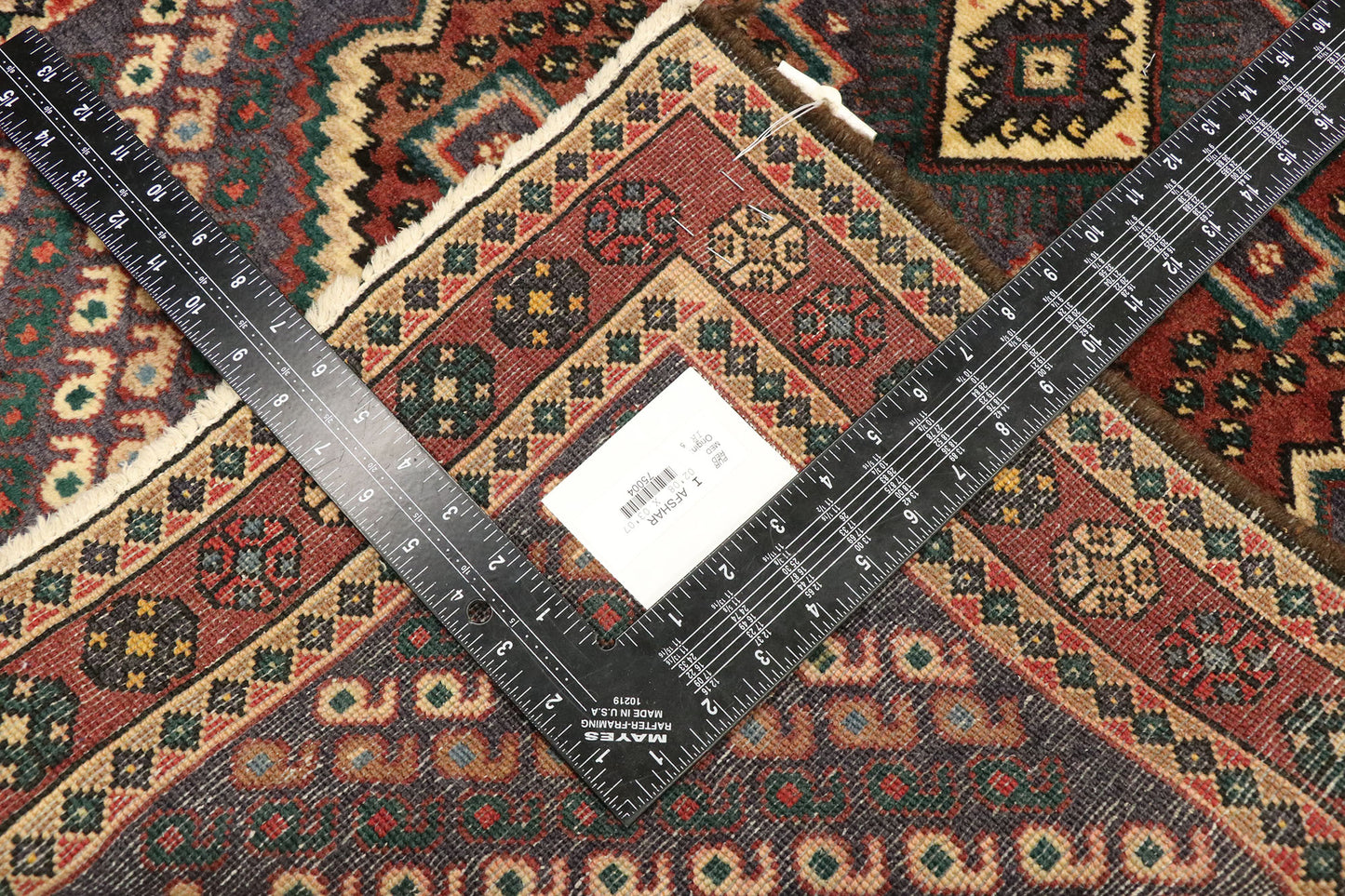 3 x 4 Vintage Persian Afshar Rug 75004