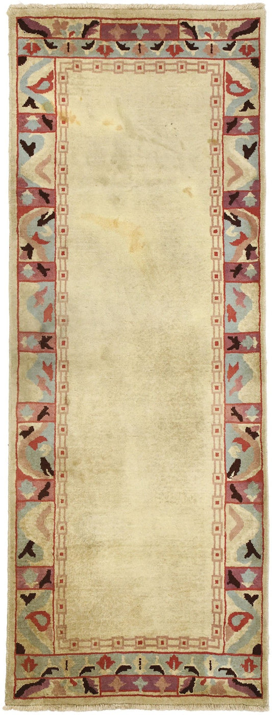 2 x 7 Vintage Persian Kerman Rug 75019