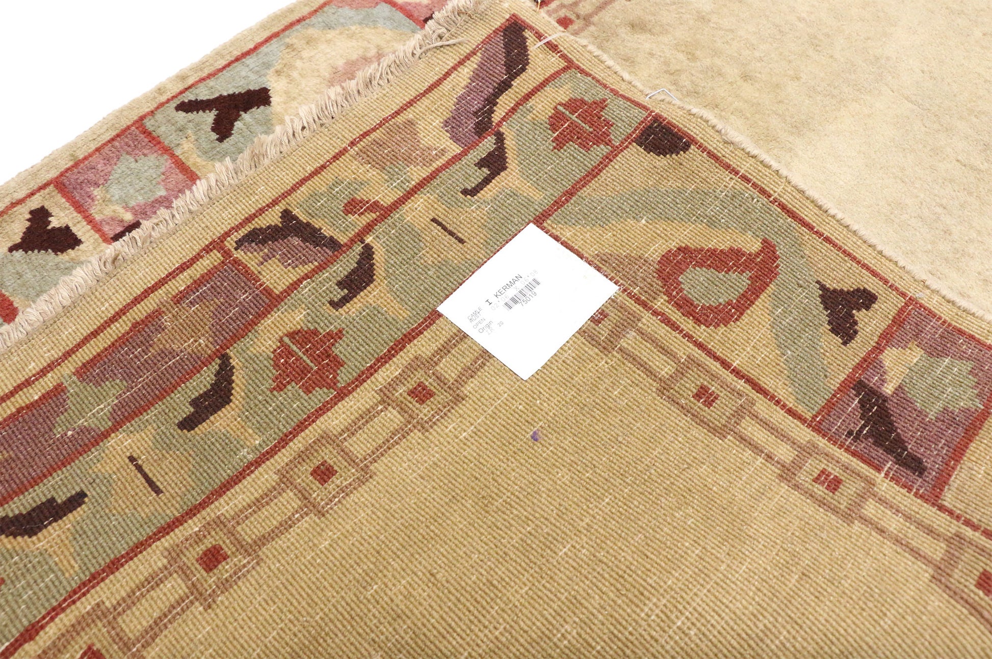 2 x 7 Vintage Persian Kerman Rug 75019