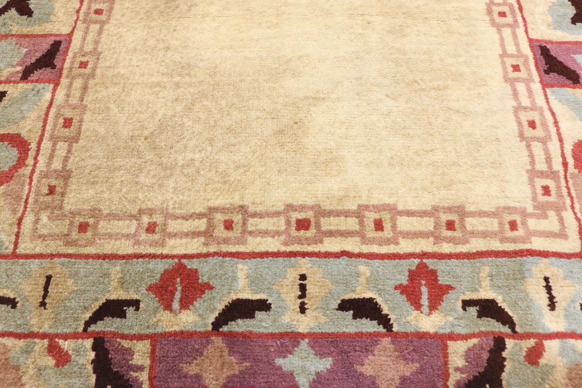 2 x 7 Vintage Persian Kerman Rug 75019