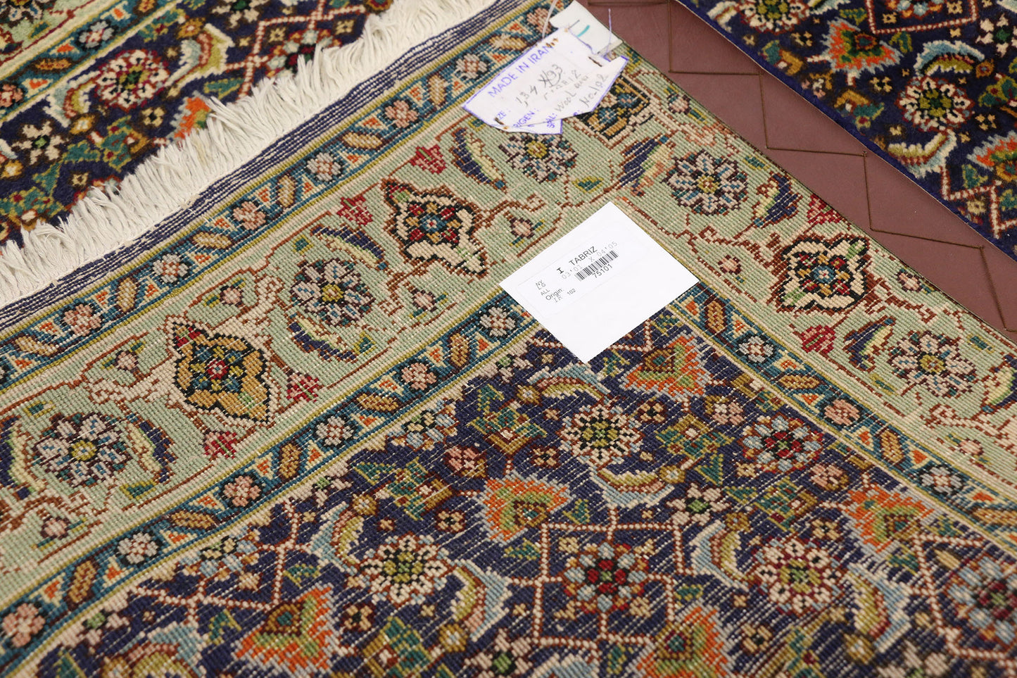 3 x 4 Vintage Persian Tabriz Rug 75101