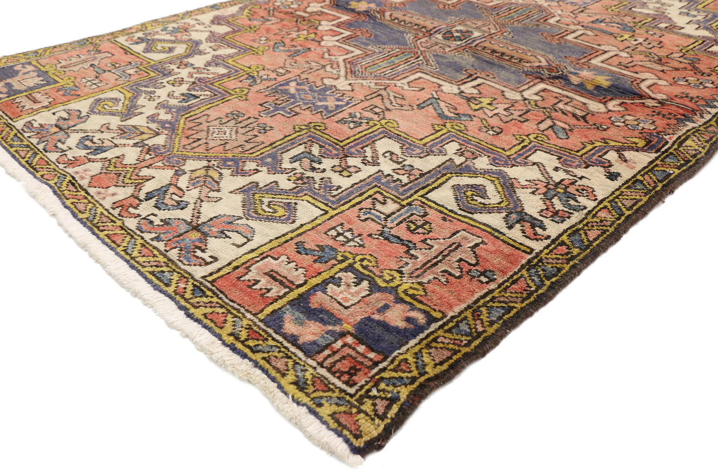 4 x 6 Vintage Persian Heriz Rug 75110