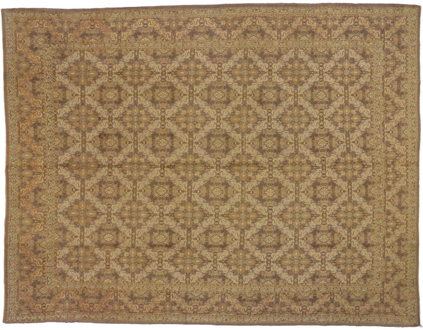 10 x 13 Vintage Persian Mashhad Rug 75138