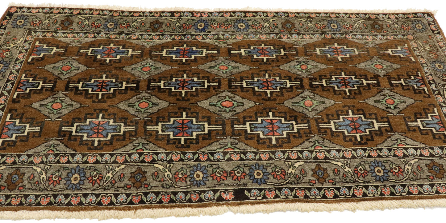 2 x 4 Vintage Persian Khorassan Rug 75151