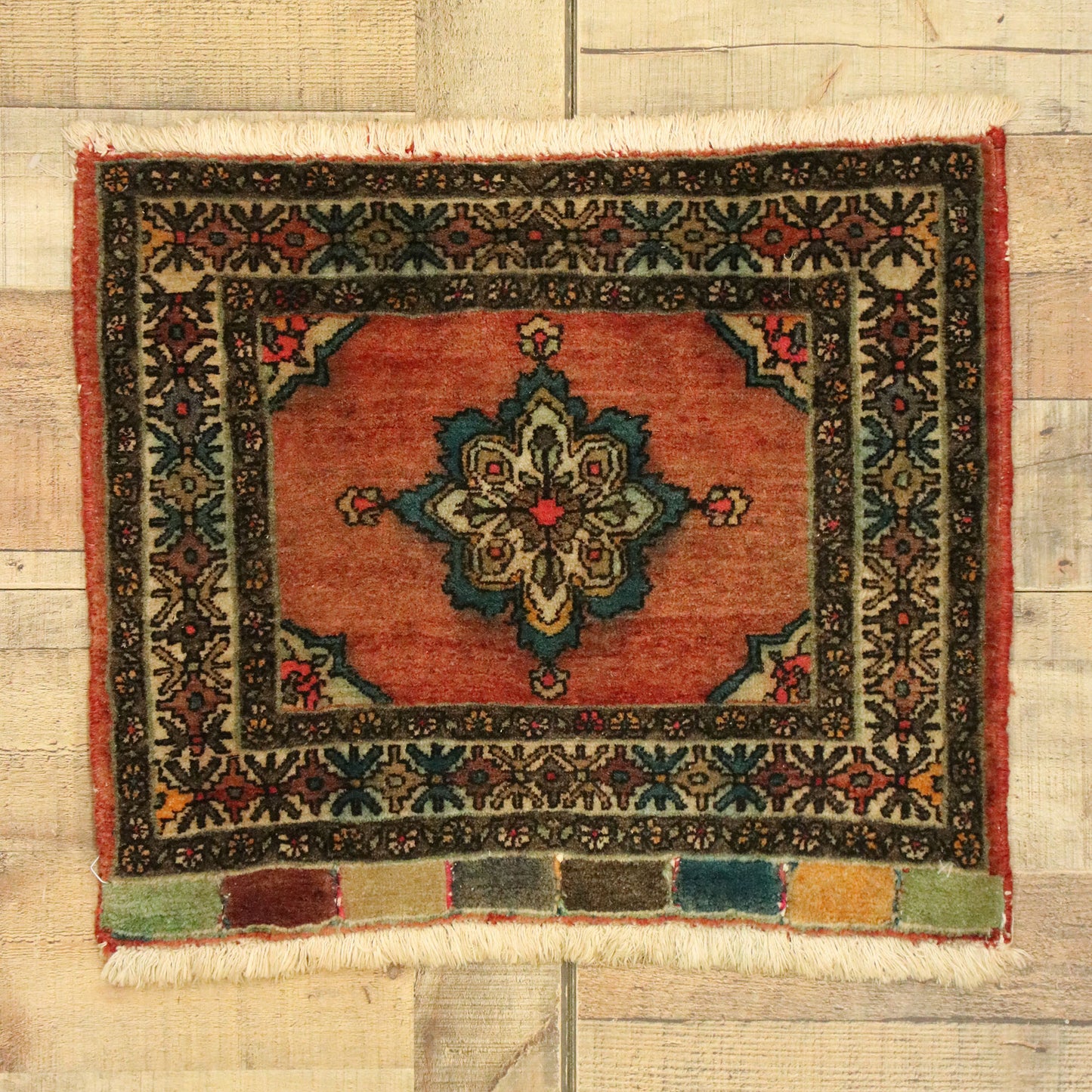 2 x 2 Vintage Persian Khorassan Rug 75154