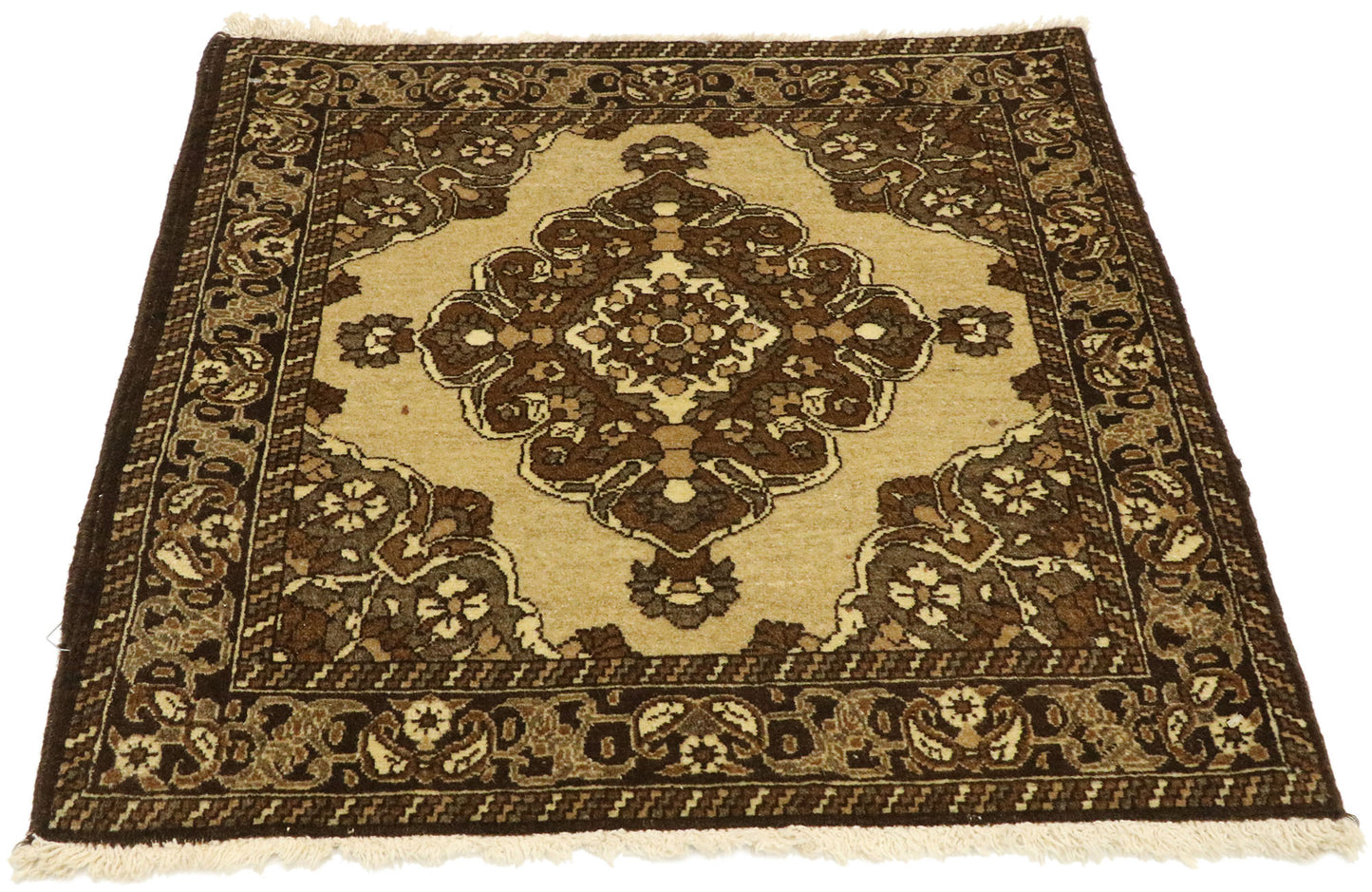 2 x 2 Vintage Persian Khorassan Rug 75162