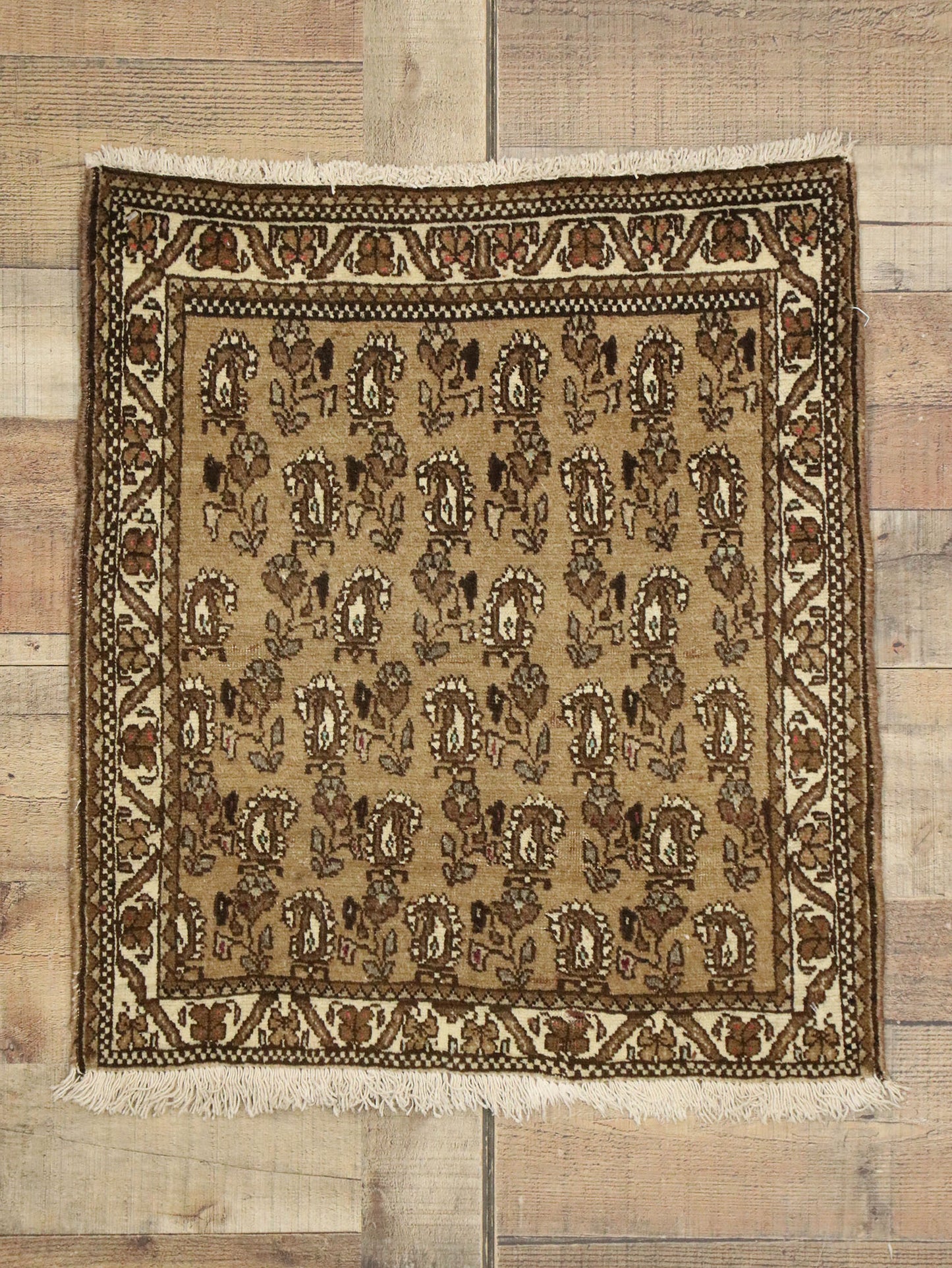 2 x 2 Vintage Persian Mashhad Rug 75167