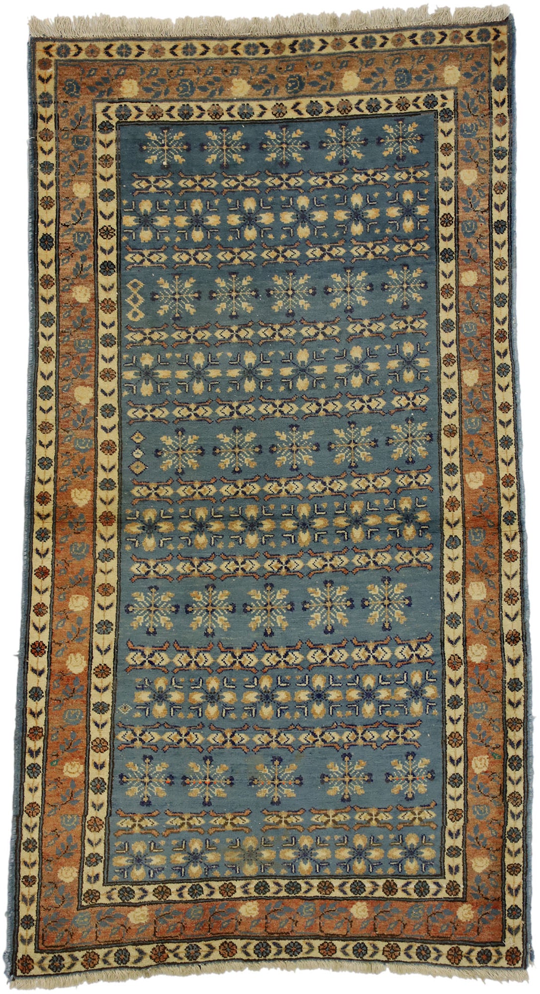 3 x 5 Antique Persian Mashhad Rug 75177