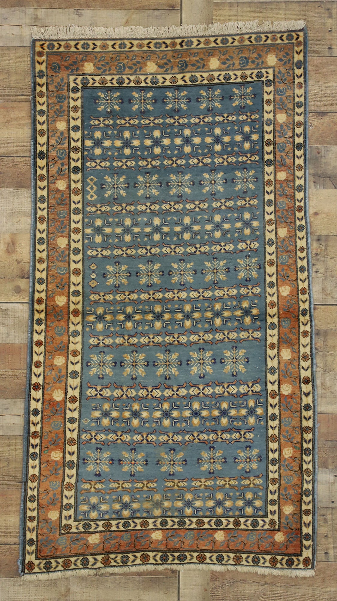 3 x 5 Antique Persian Mashhad Rug 75177