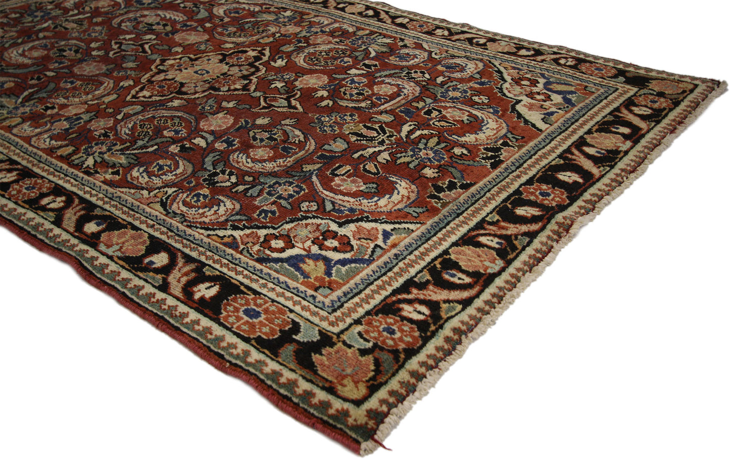 4 x 7 Vintage Persian Mahal Rug 75187