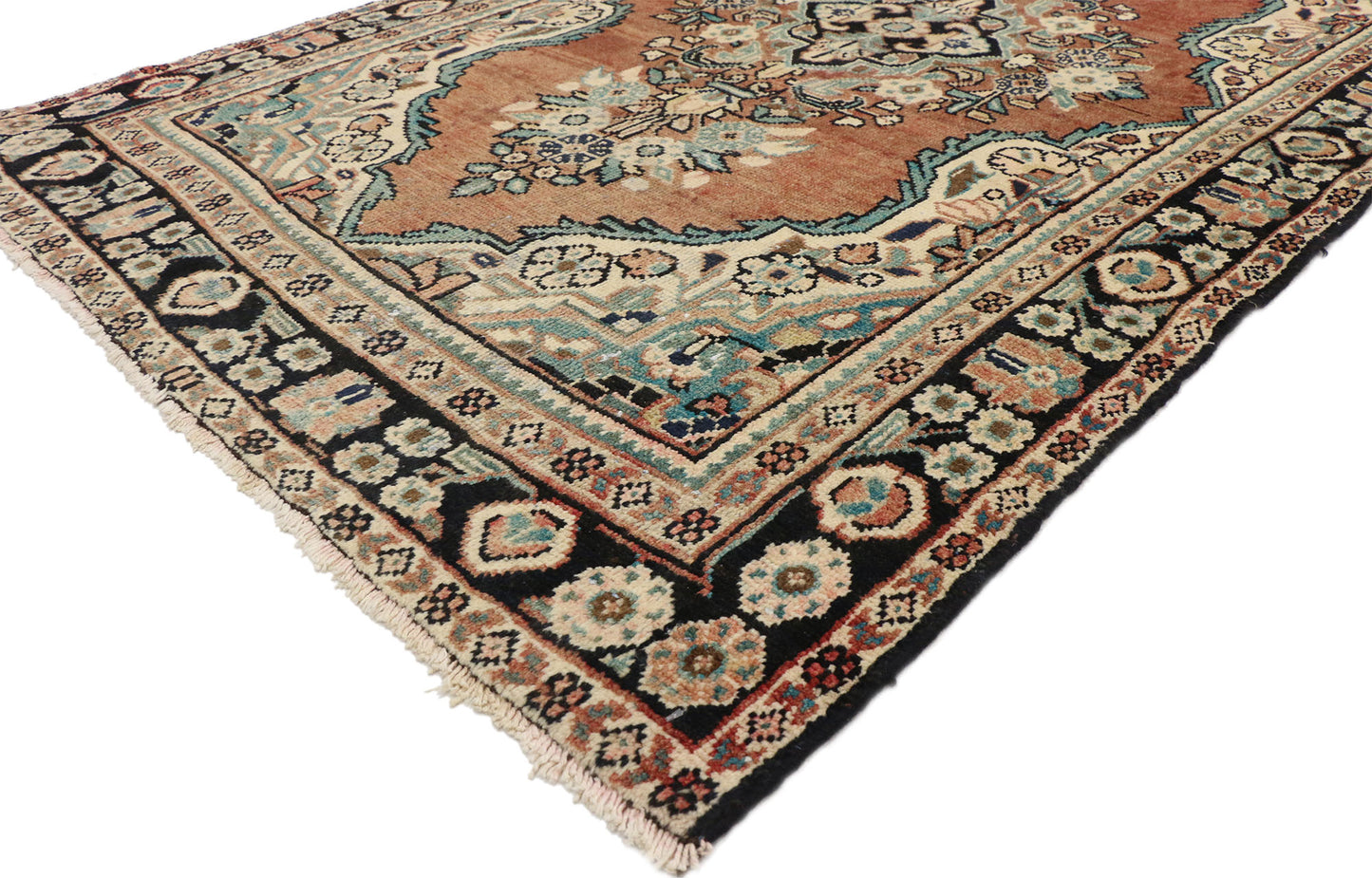4 x 7 Vintage Persian Mahal Rug 75188