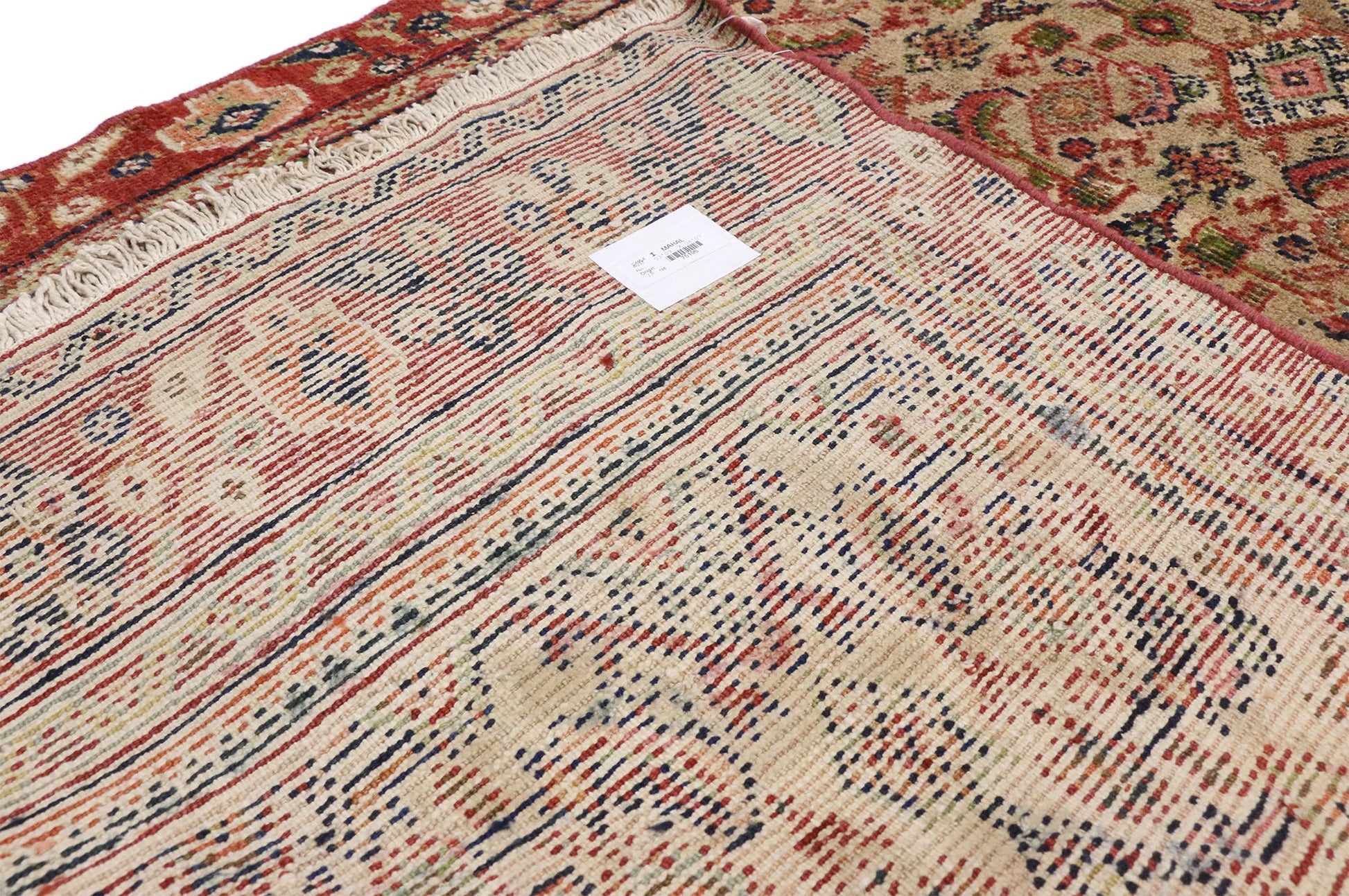 4 x 9 Vintage Persian Mahal Rug 75196