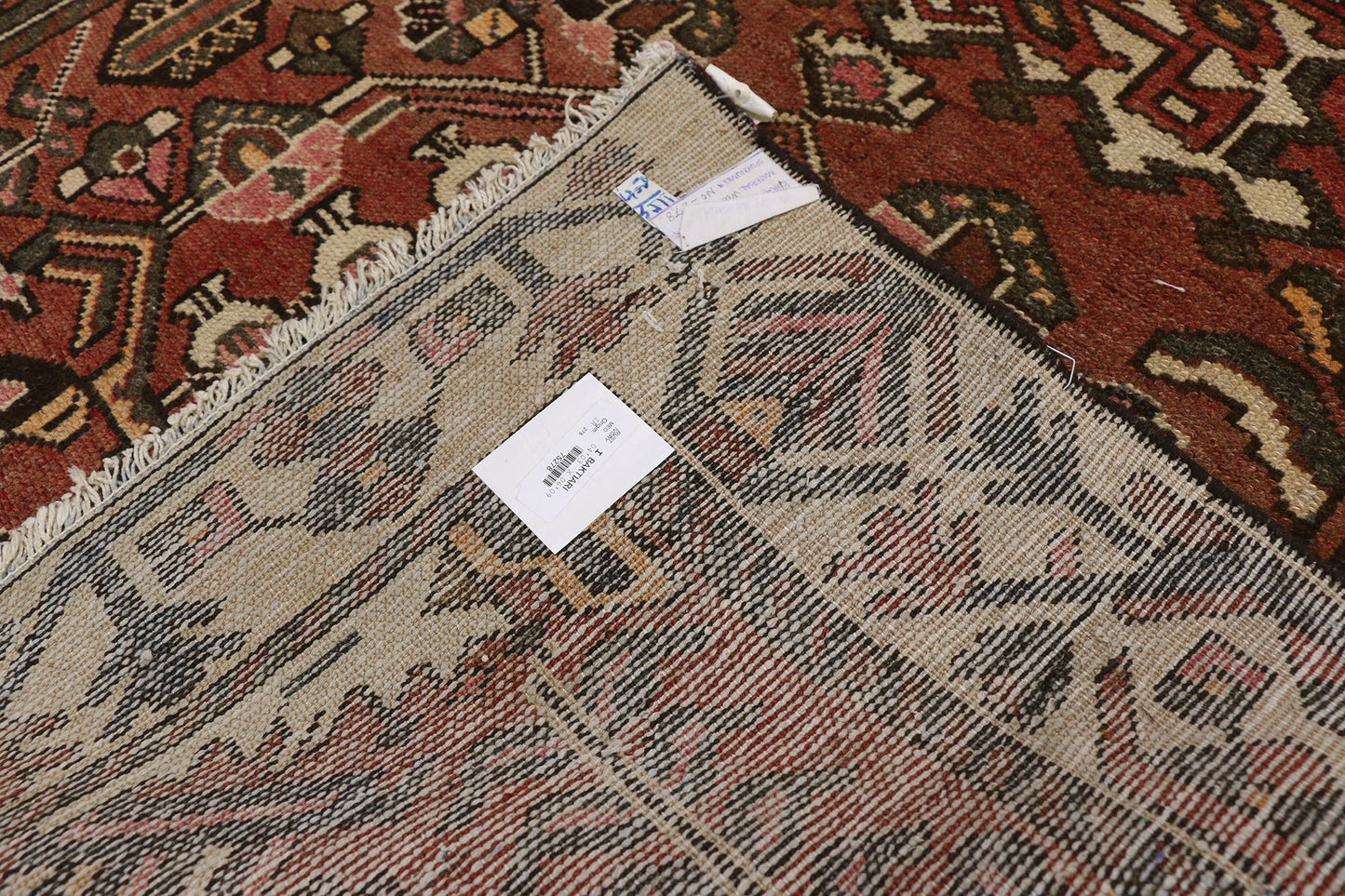 4 x 7 Antique Persian Bakhtiari Rug 75278