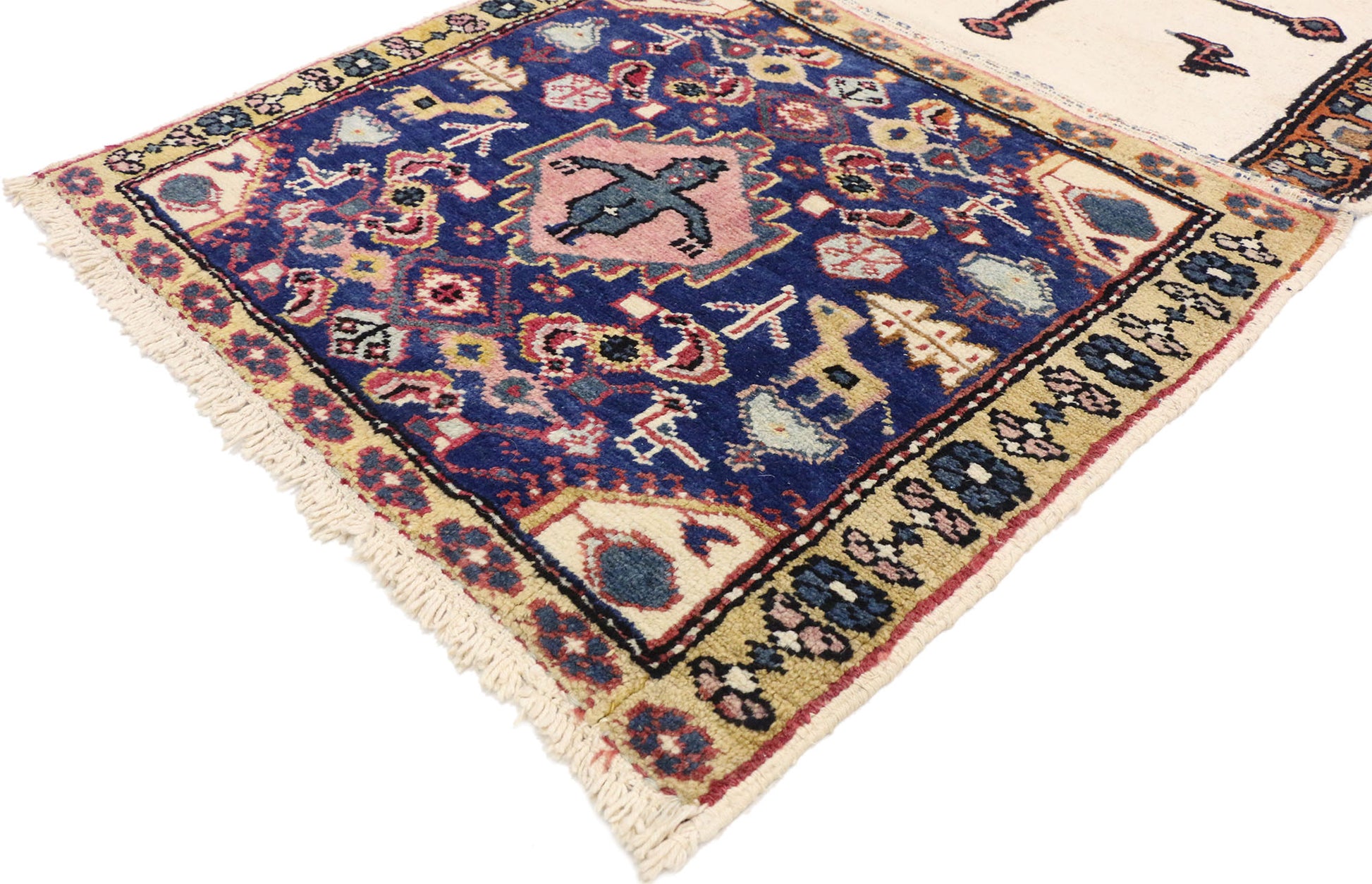 2 x 9 Vintage Caucasian Azerbaijan Saddlebag 75284