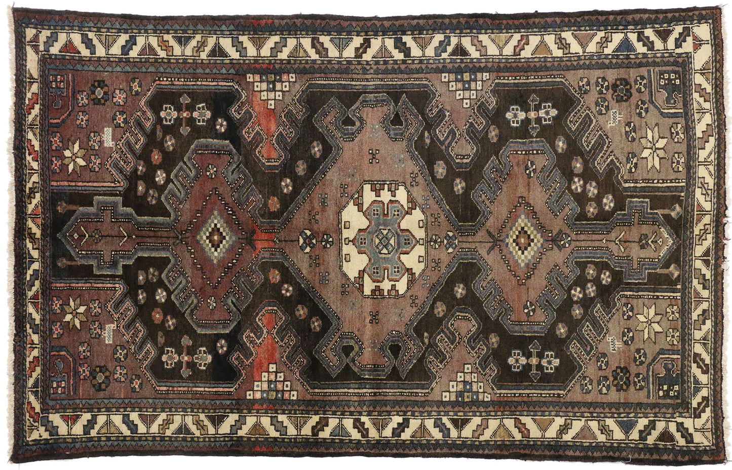 4 x 7 Antique Hamadan Rug 75327