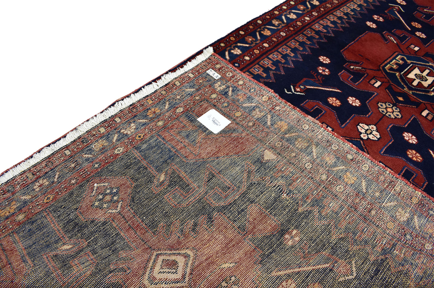 4 x 10 Antique Persian Hamadan Rug 75360
