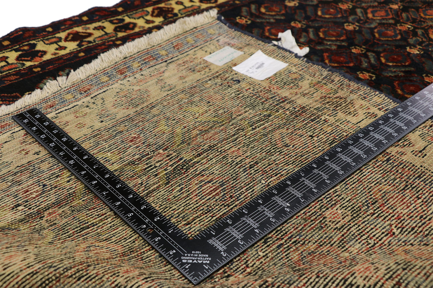 4 x 18 Antique Persian Malayer Rug 75367