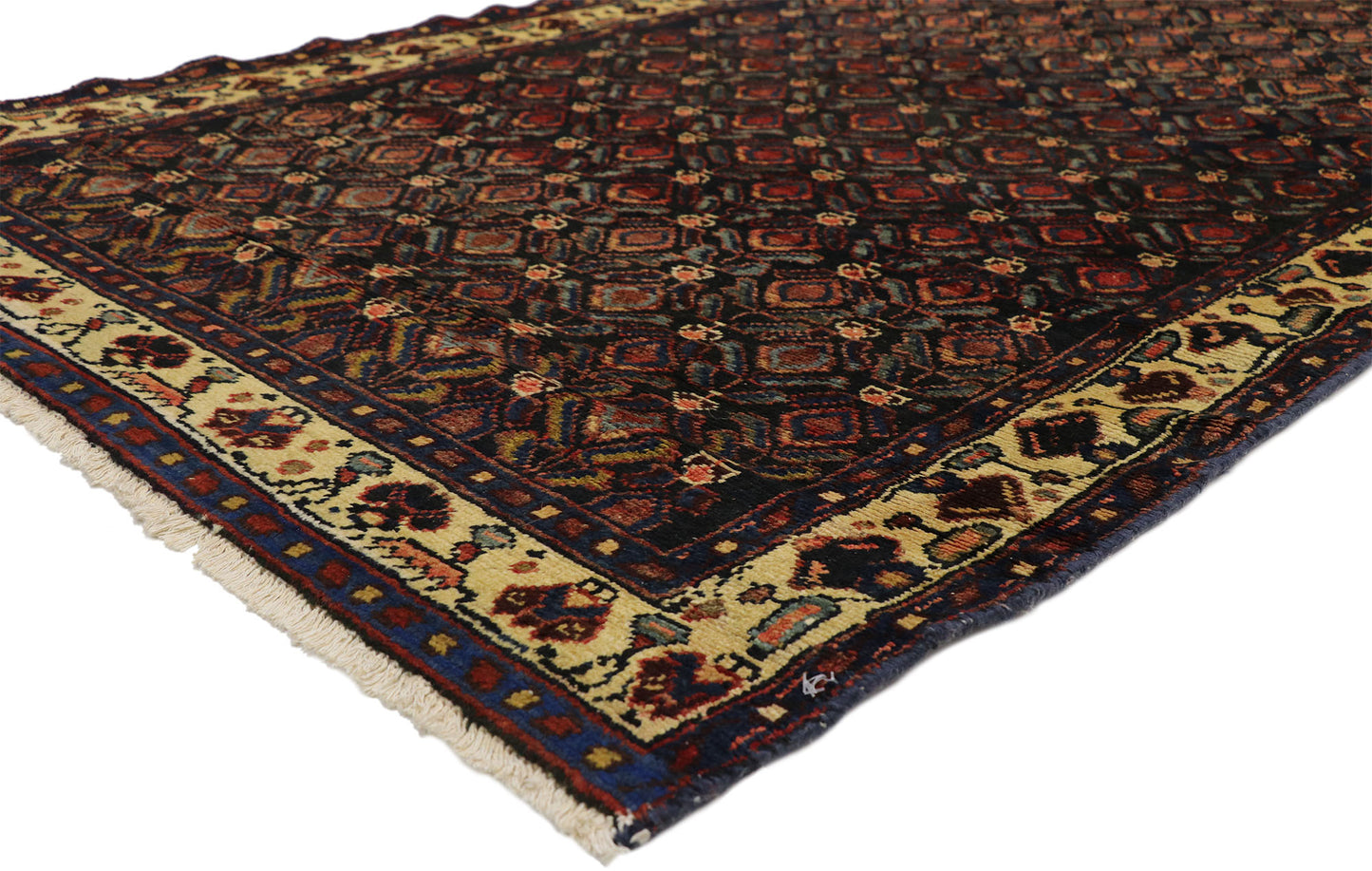 4 x 18 Antique Persian Malayer Rug 75367