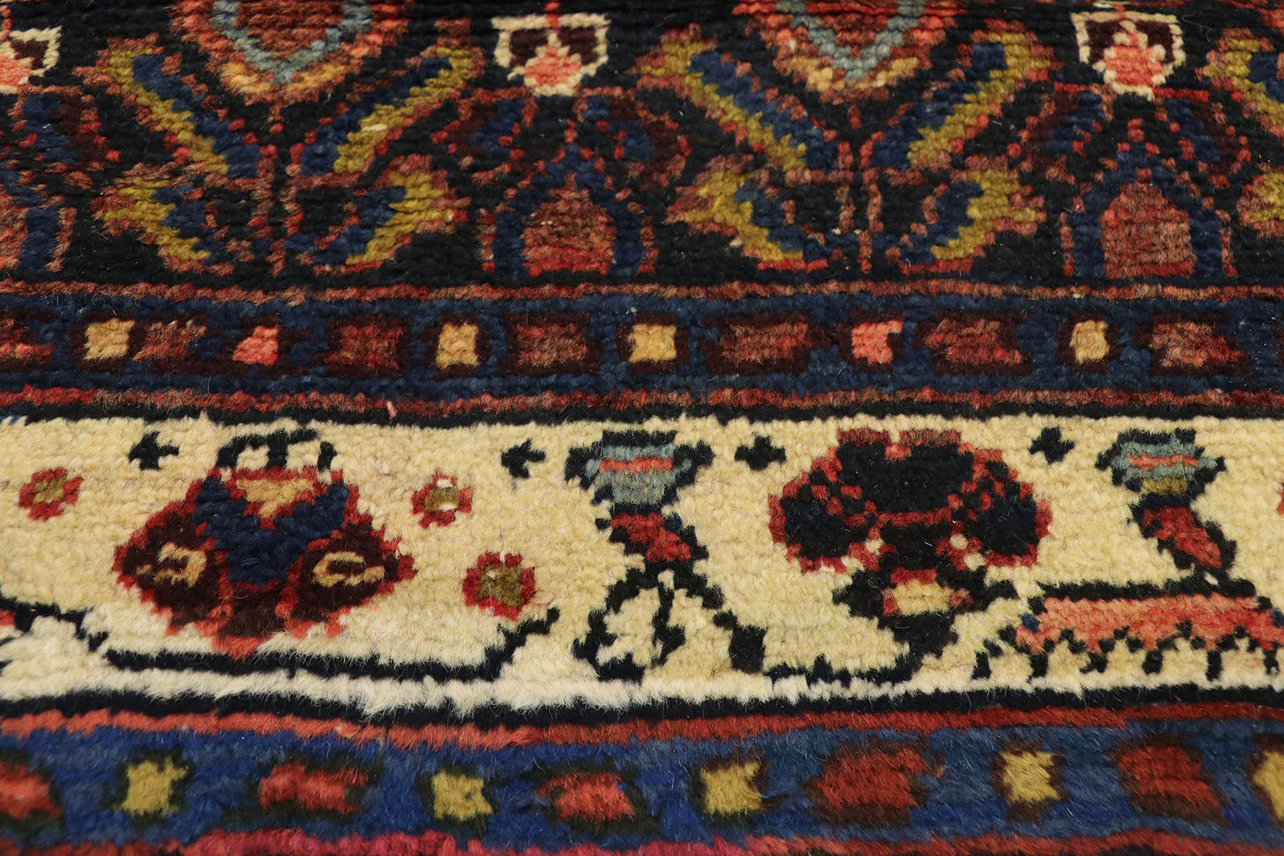 4 x 18 Antique Persian Malayer Rug 75367
