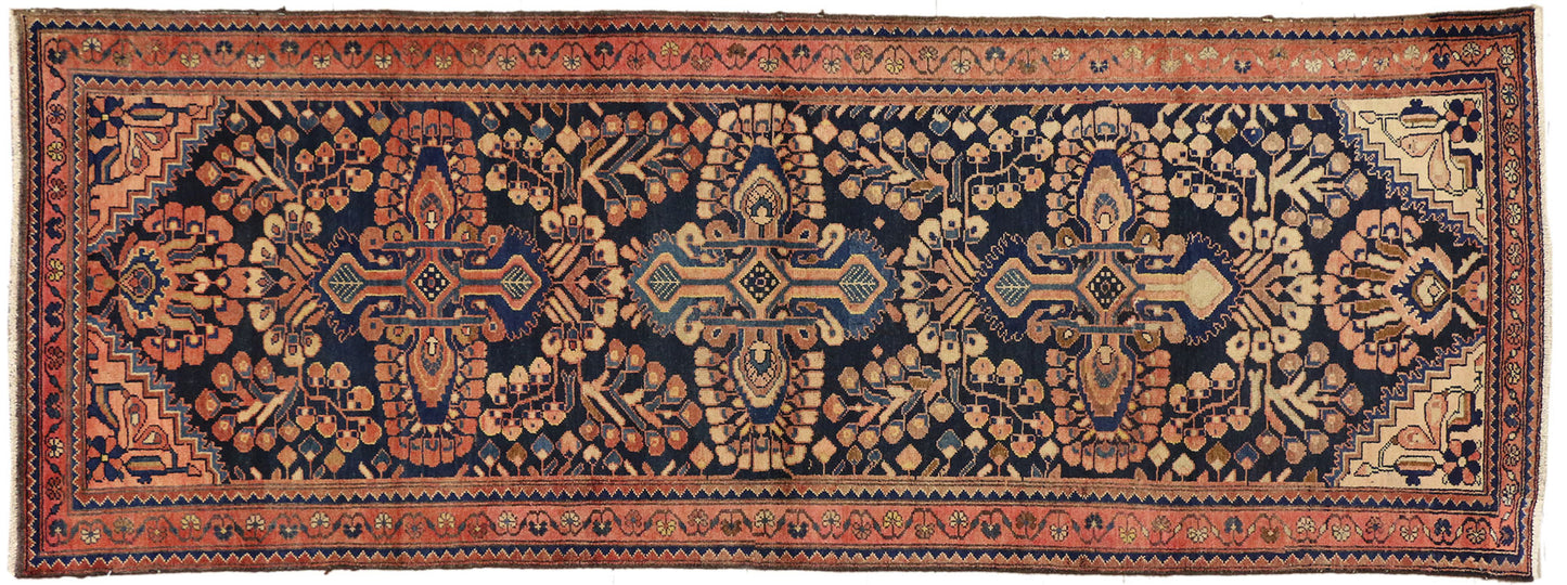 4 x 10 Antique Hamadan Rug 75369