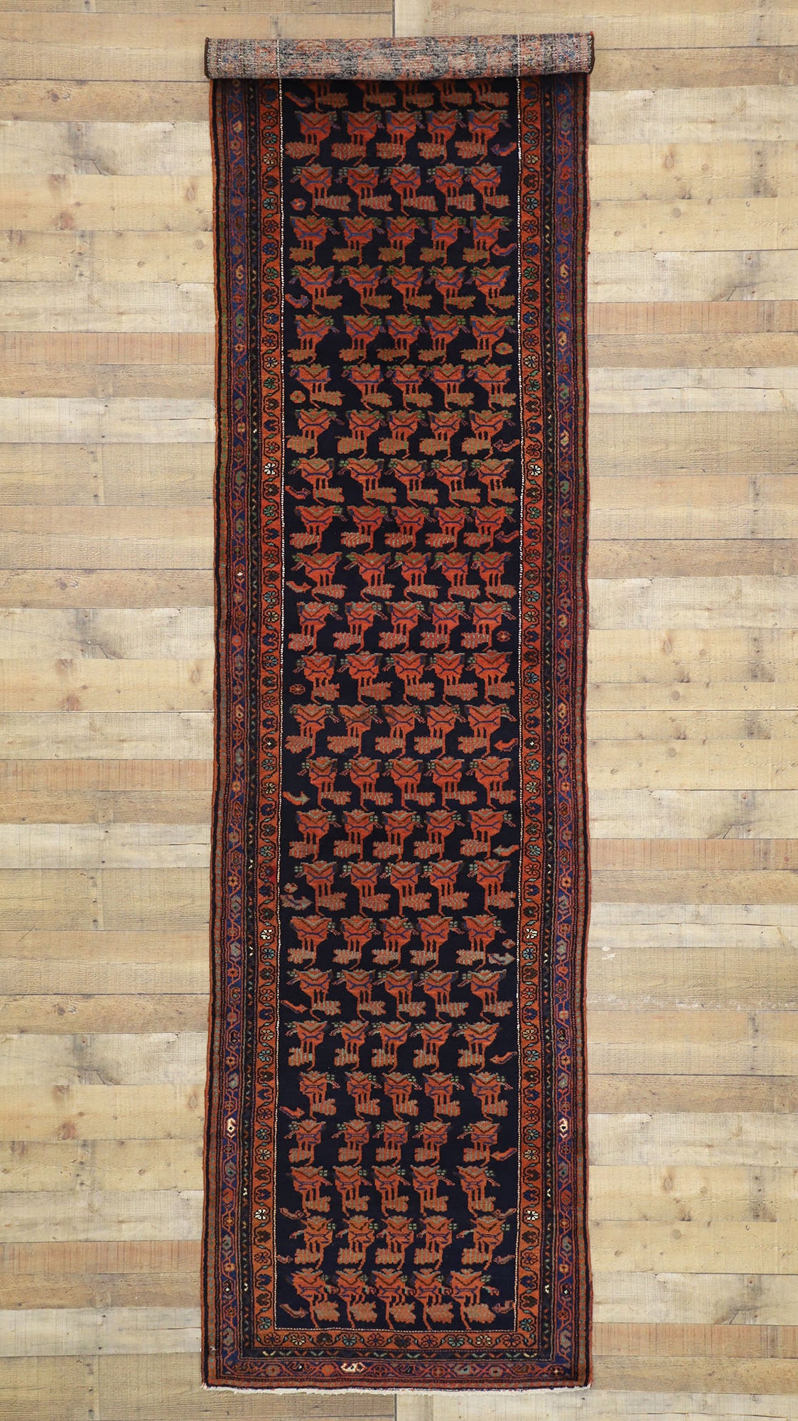 3 x 13 Antique Persian Azerbaijan Rug 75381