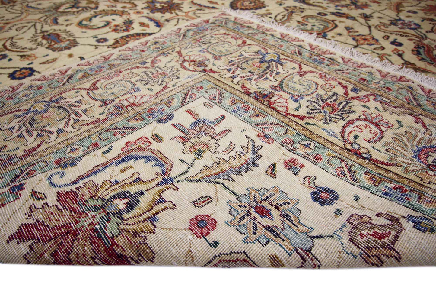 10 x 13 Vintage Persian Tabriz Rug 75588