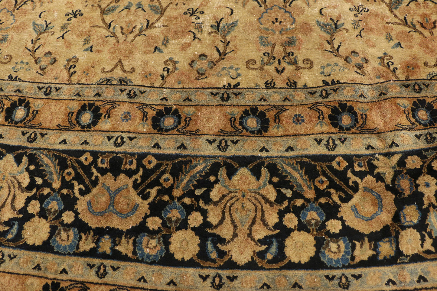 11 x 14 Antique Persian Mashhad Rug 75596