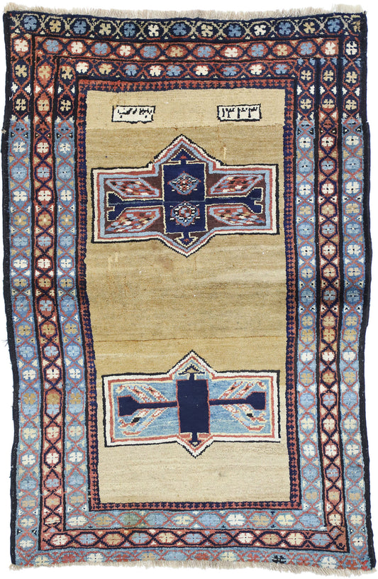 4 x 5 Antique Persian Azerbaijan Rug 75633