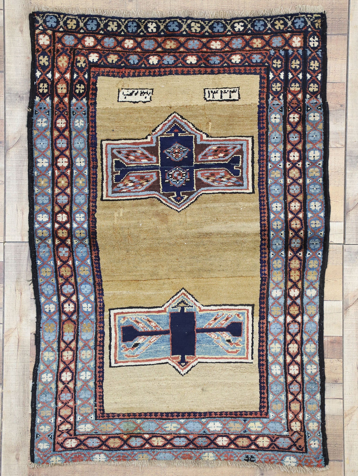 4 x 5 Antique Persian Azerbaijan Rug 75633