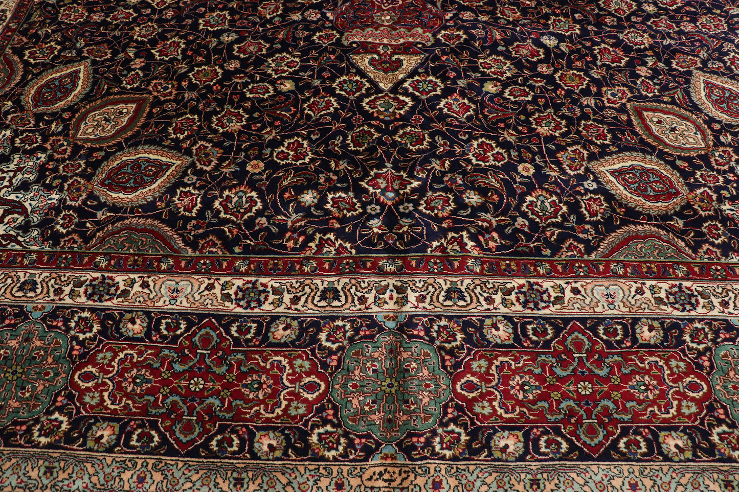 12 x 17 Vintage Persian Tabriz Rug 75664