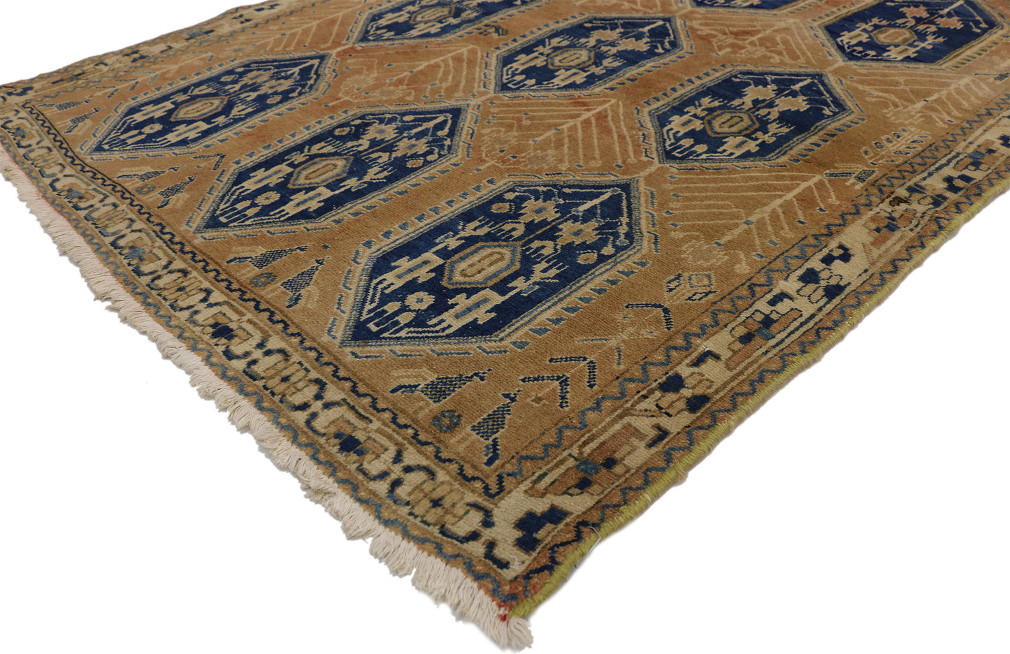 4 x 5 Vintage Sirjan Rug 75736