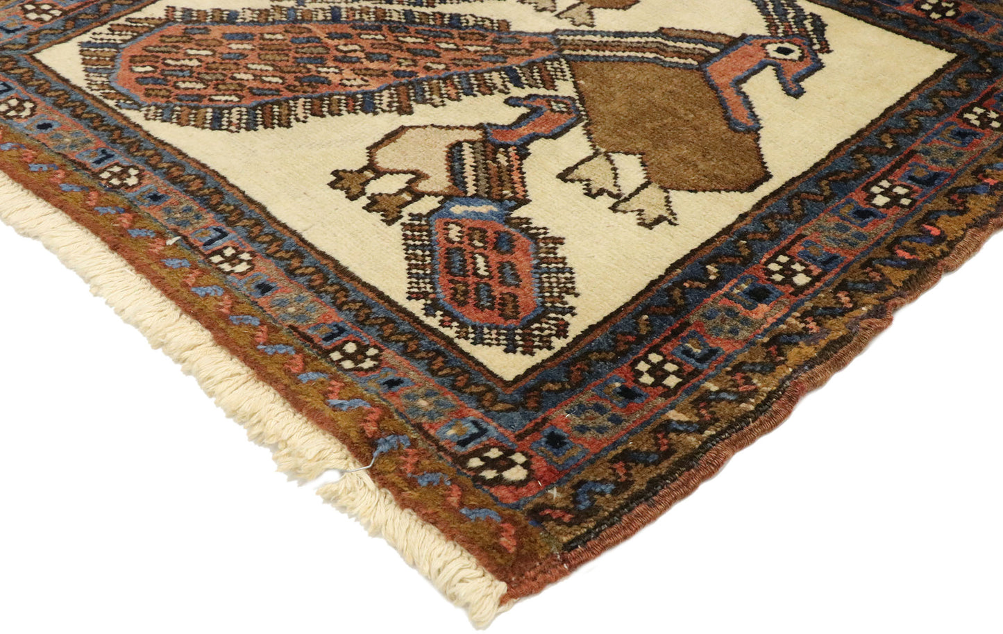 2 x 2 Vintage Persian Heriz Rug 75761