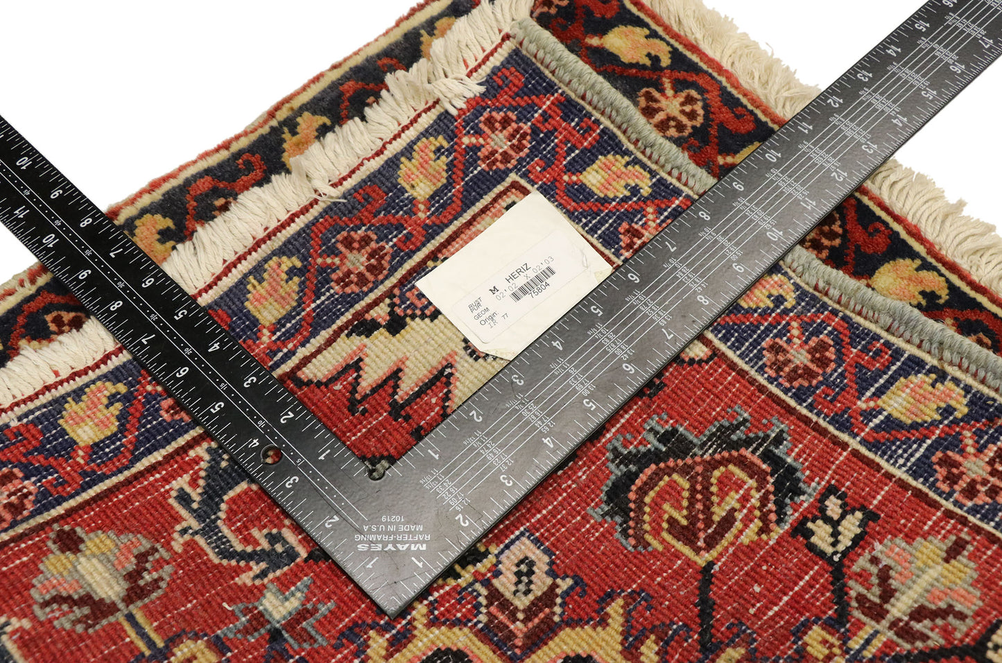 2 x 2 Vintage Persian Heriz Rug 75804