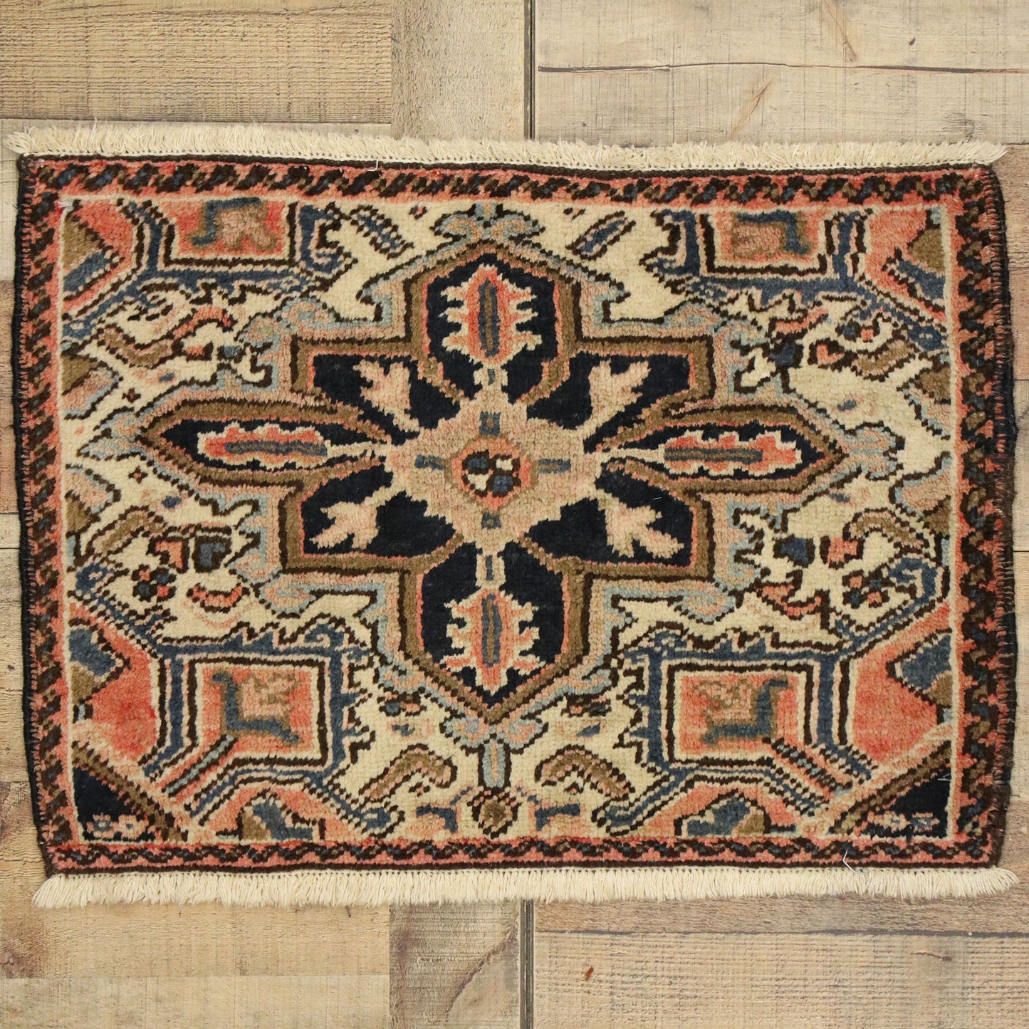 2 x 2 Vintage Persian Heriz Rug 75805