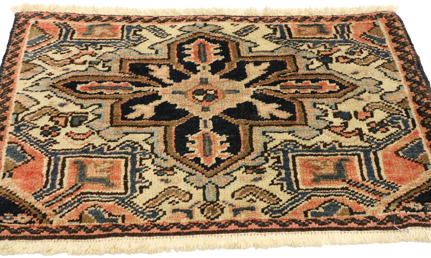 2 x 2 Vintage Persian Heriz Rug 75805