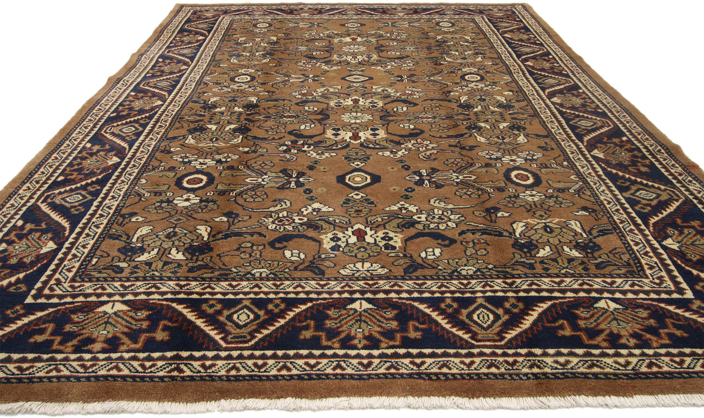 7 x 10 Vintage Persian Mahal Rug 75834