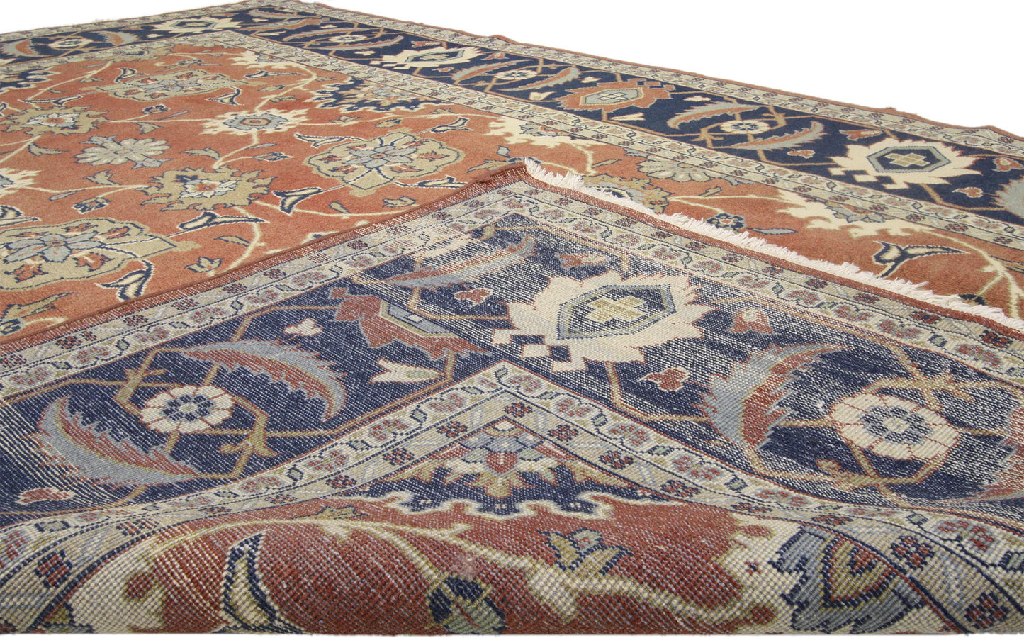 6 x 10 Vintage Persian Mahal Rug 75842