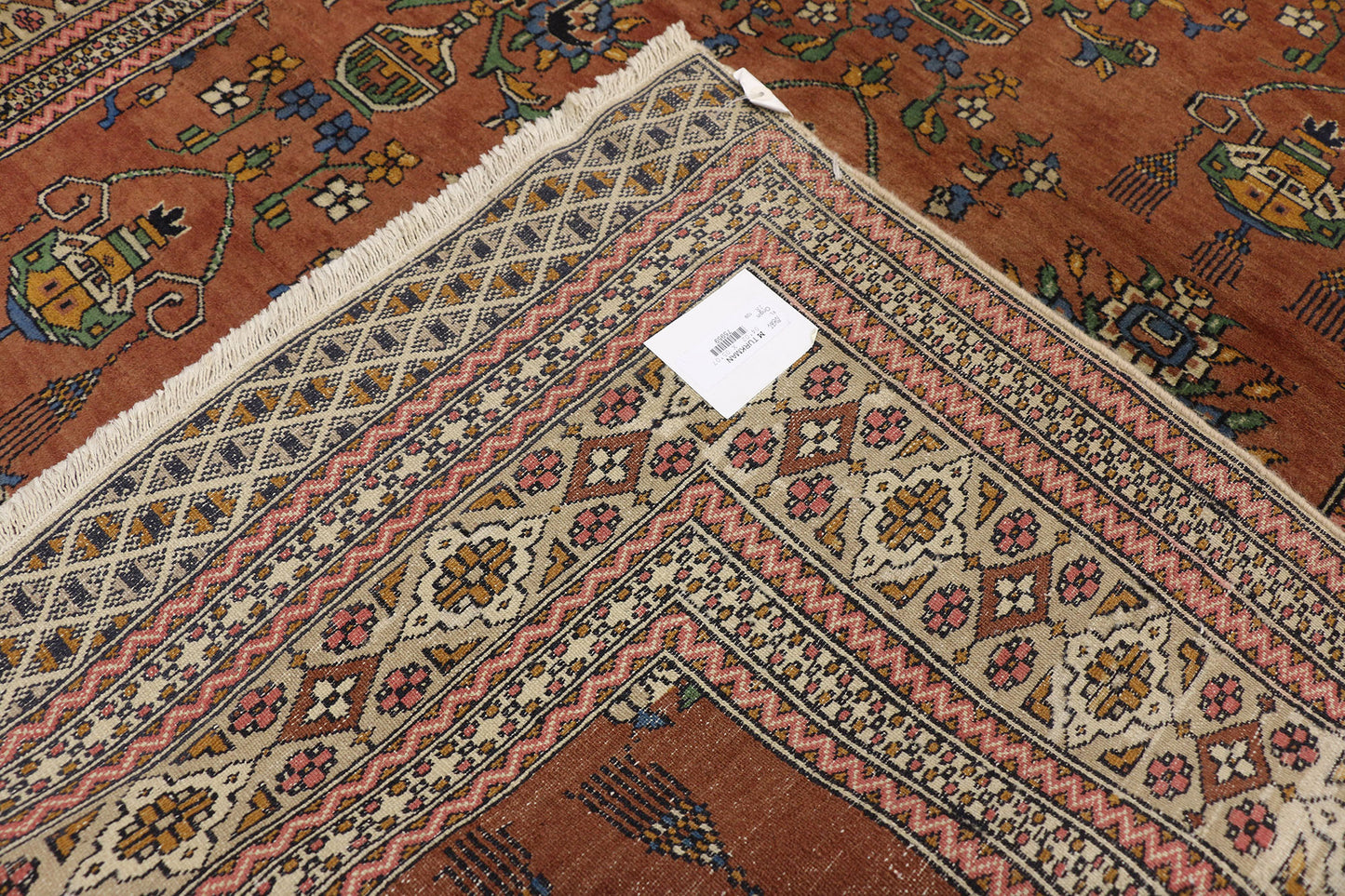 4 x 5 Vintage Turkaman Rug 75959
