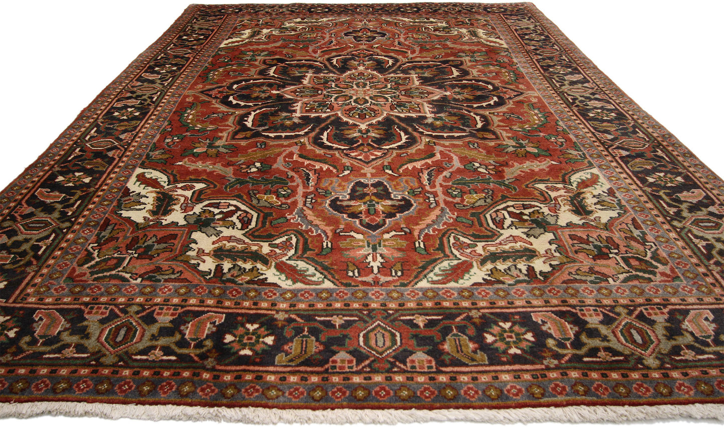 7 x 10 Vintage Heriz Rug 76008