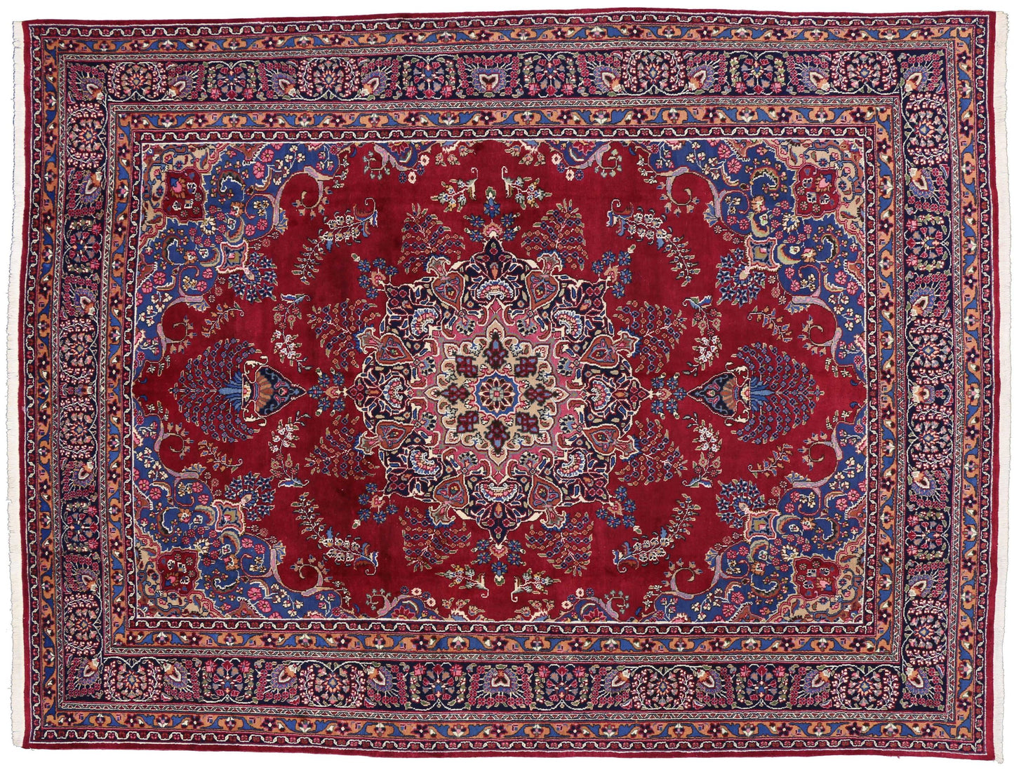 10 x 13 Vintage Mashad Rug 76009
