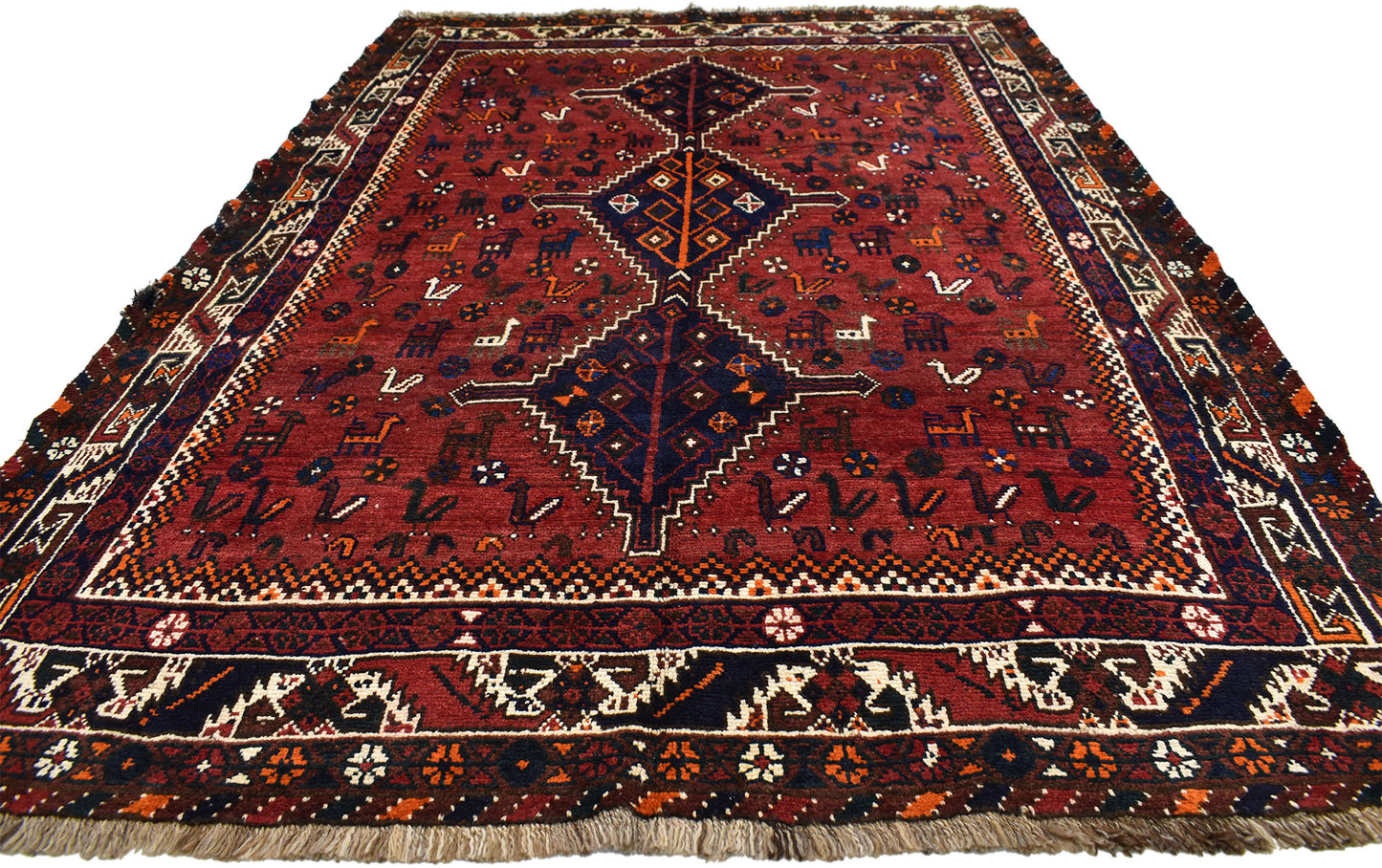 6 x 8 Vintage Shiraz Rug 76021