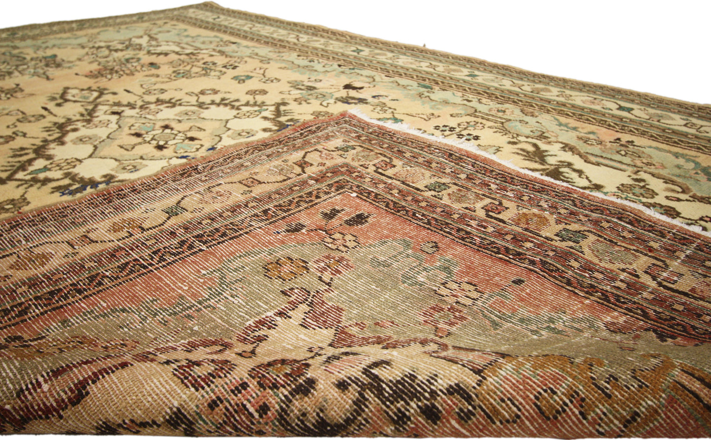 7 x 10 Vintage Persian Hamadan Rug 76022