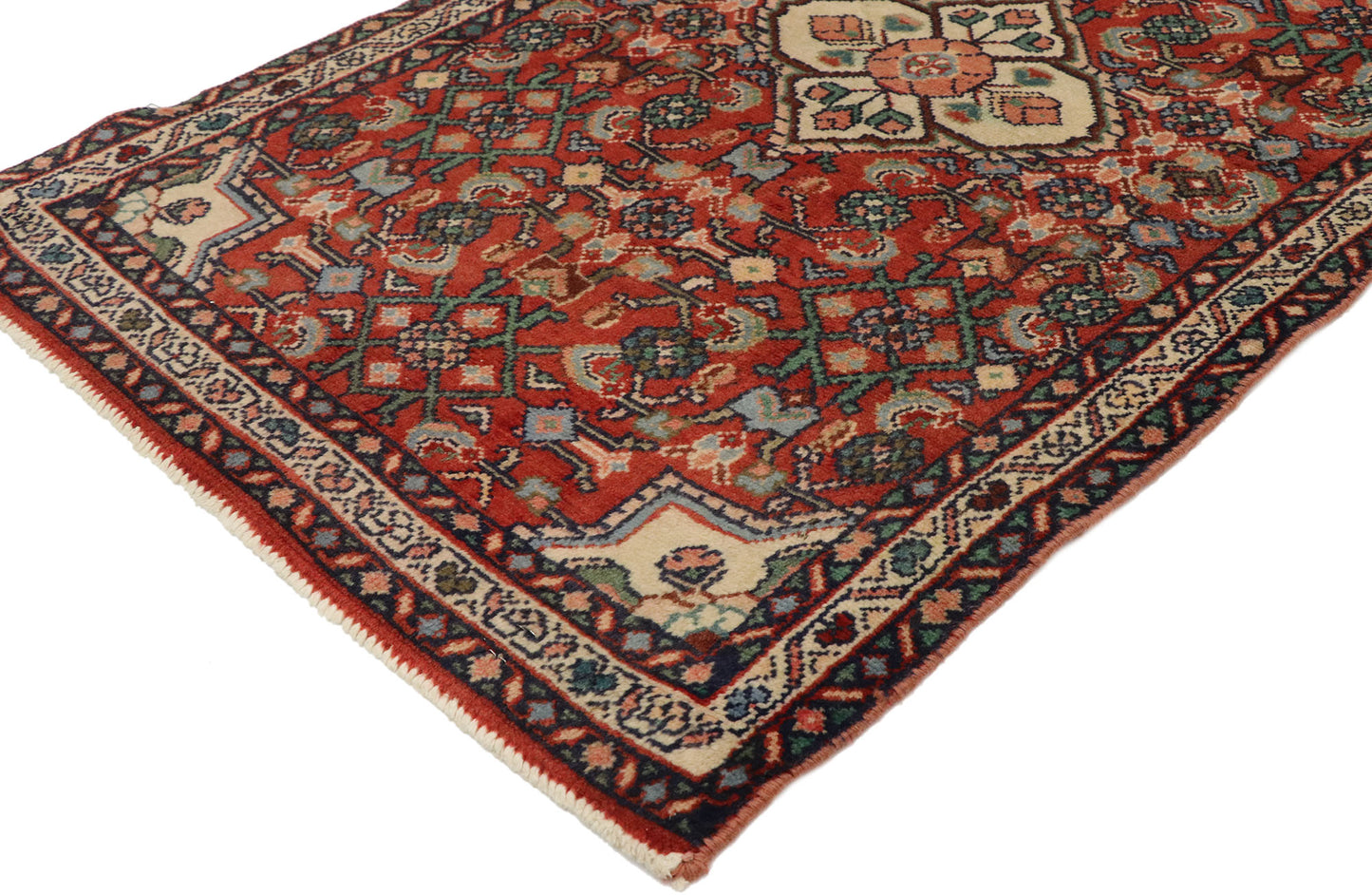 2 x 4 Vintage Persian Hamadan Rug 76035