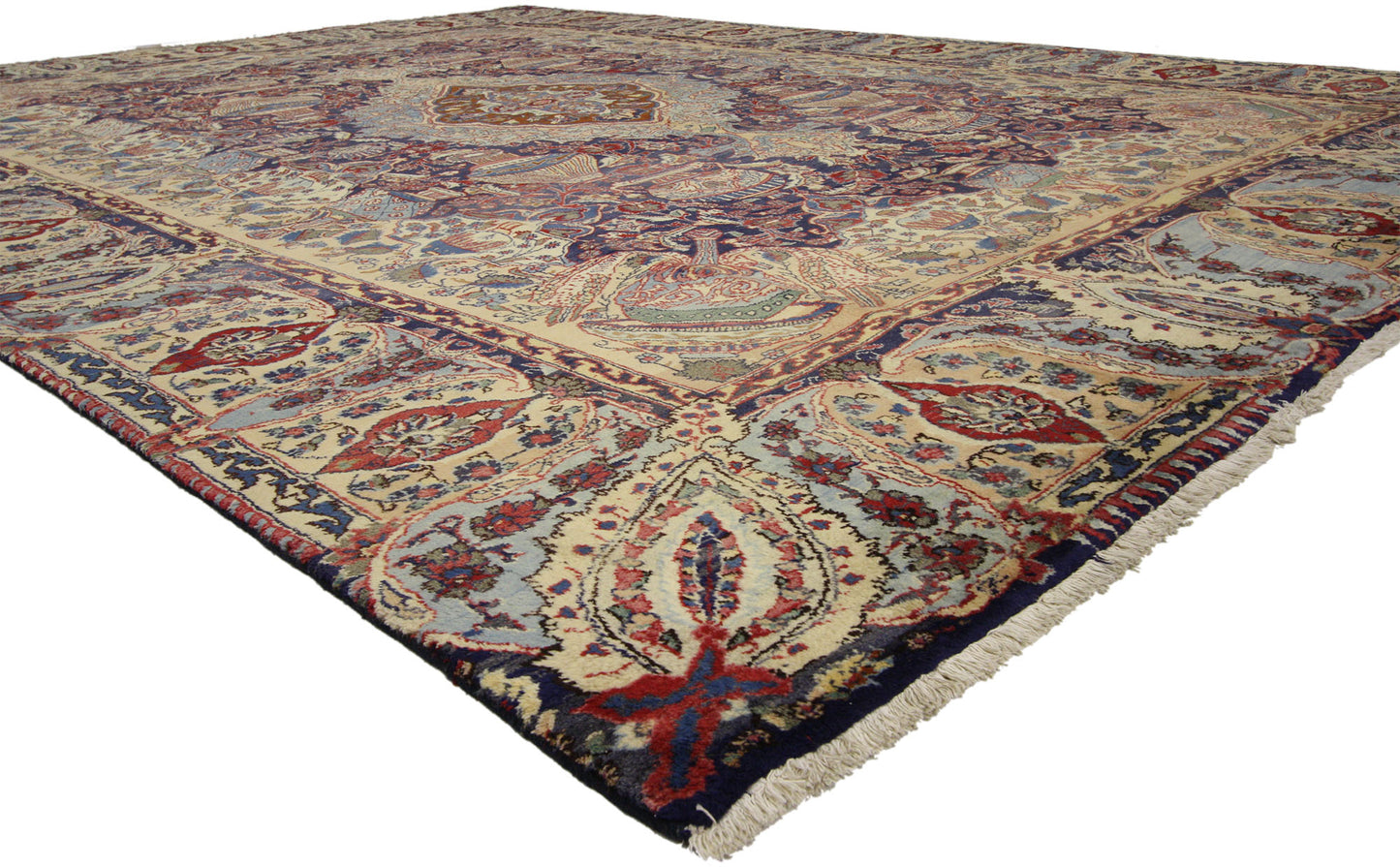 10 x 13 Vintage Persian Khorassan Rug 76039