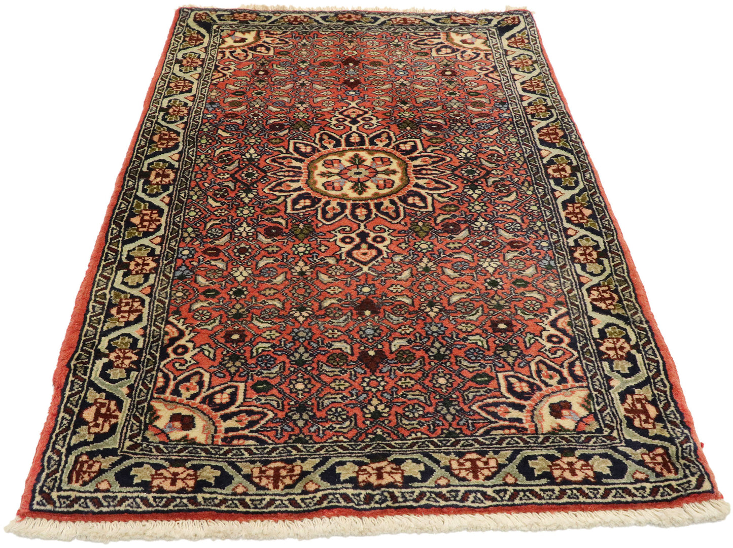2 x 4 Vintage Persian Bijar Rug 76054