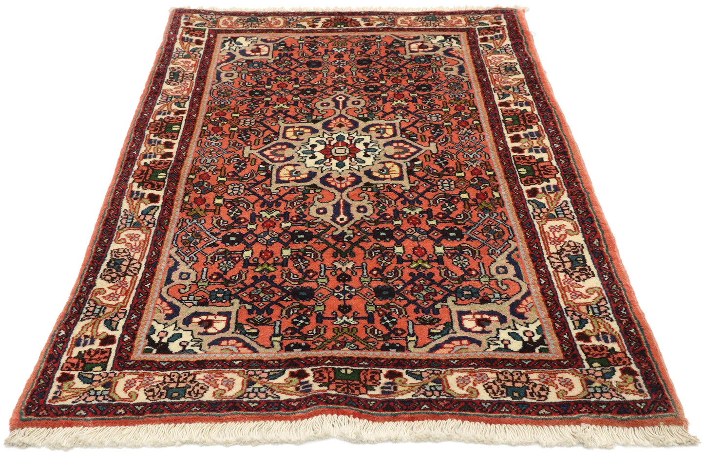3 x 4 Vintage Persian Bijar Rug 76056